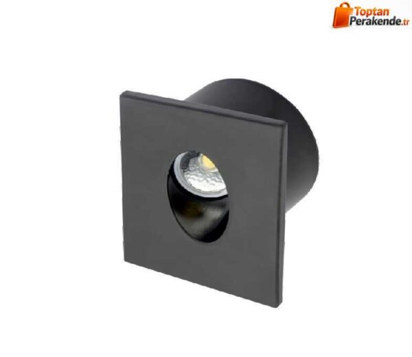 Cata CT-5179 3W Led Koridor Armatürü Siyah Kasa Günışığı